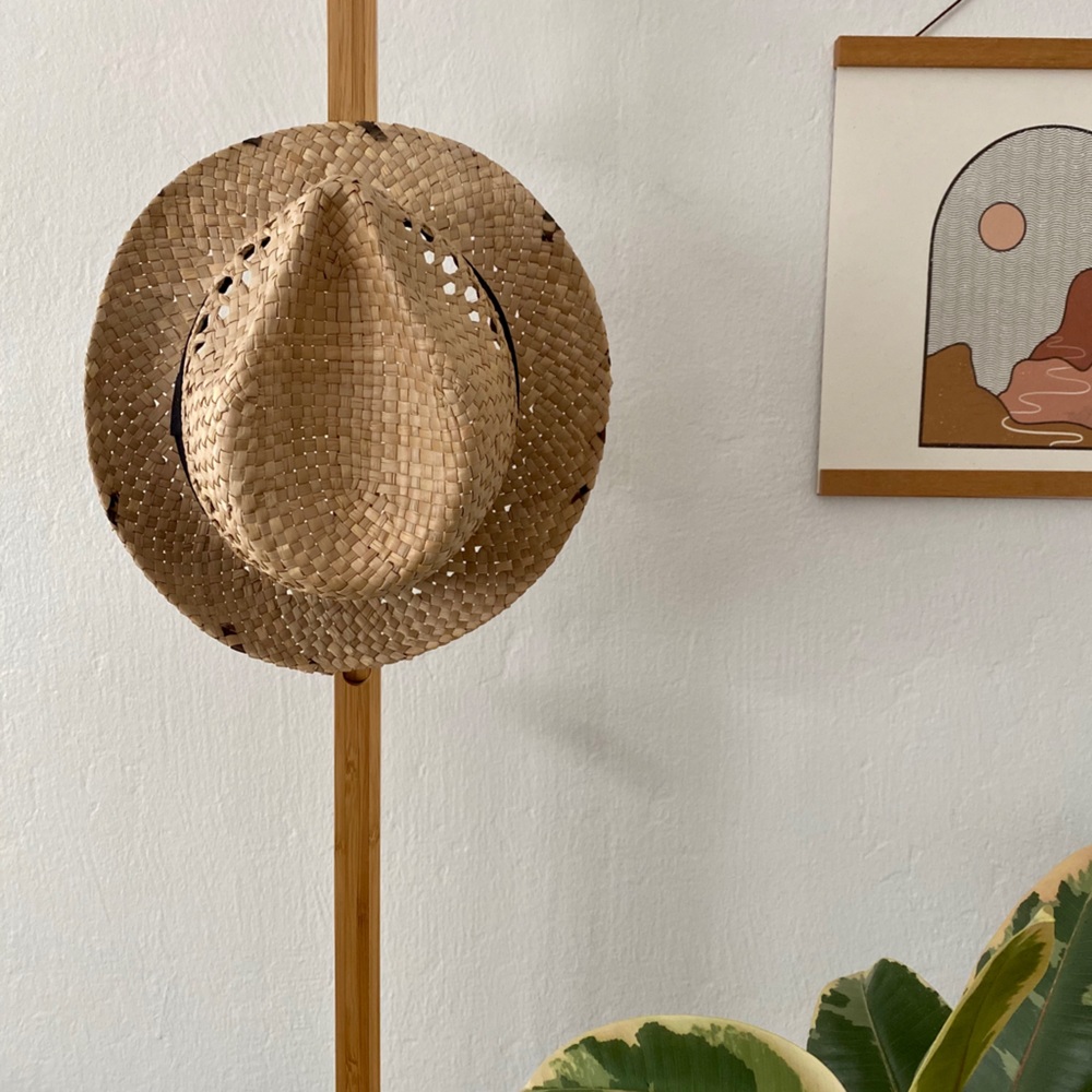 Rafia Fedora Hat from Tahiti